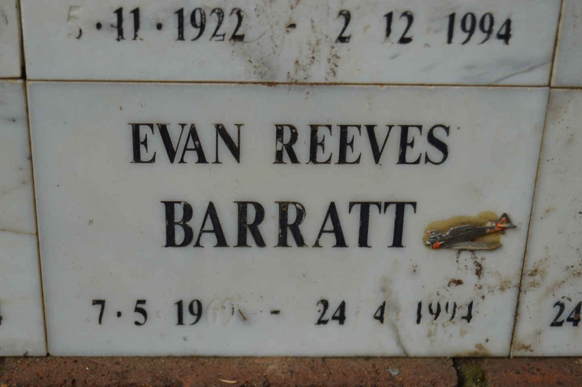 BARRATT Evan Reeves 1969-1994