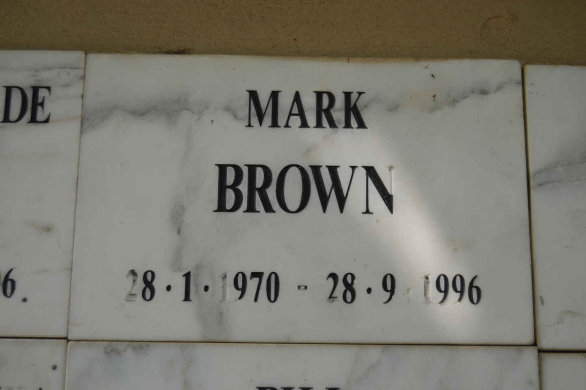 BROWN Mark 1970-1996