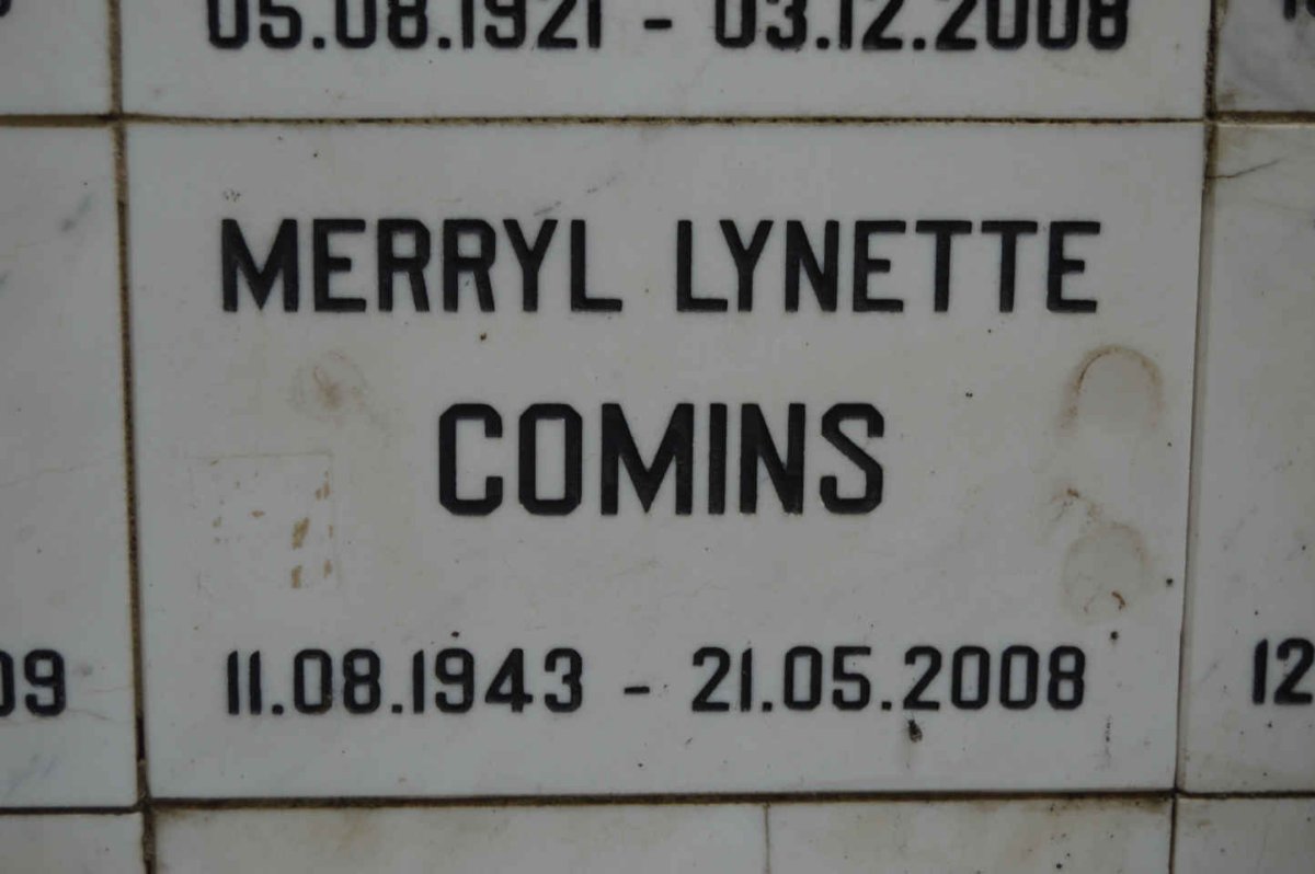 COMINS Merryl Lynette 1943-2008