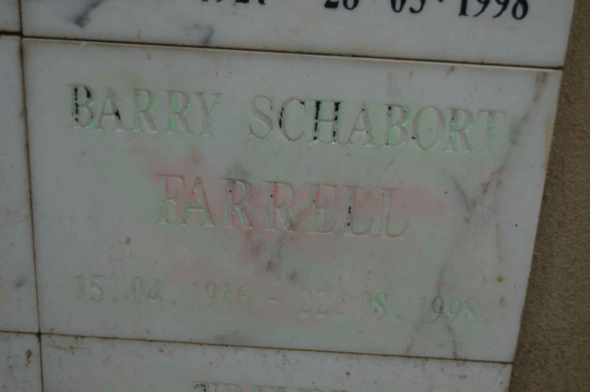 FARRELL Barry Schabort 1916-1998