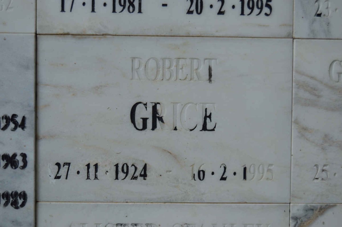 GRICE Robert 1924-1995