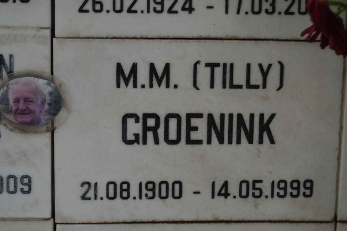GROENINK M.M. 1900-1999