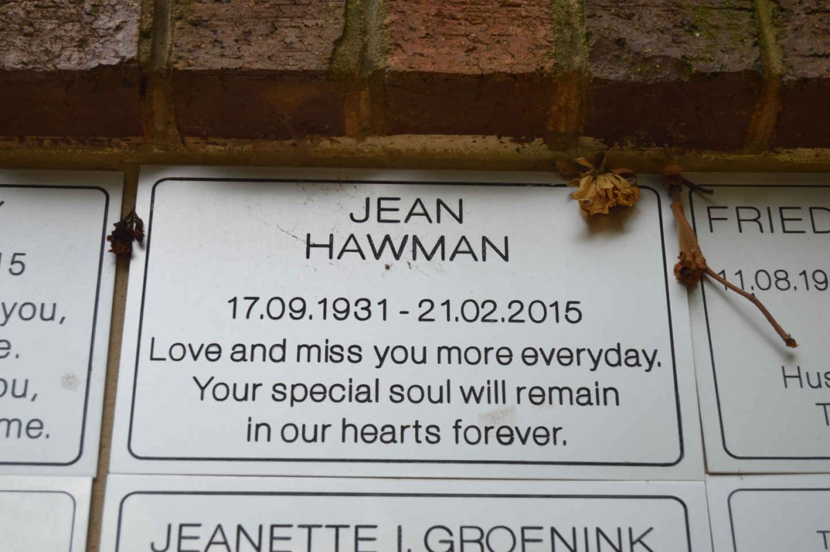 HAWMAN Jean 1931-2015