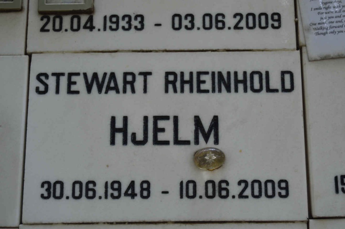 HJELM Stewart Rheinhold 1948-2009