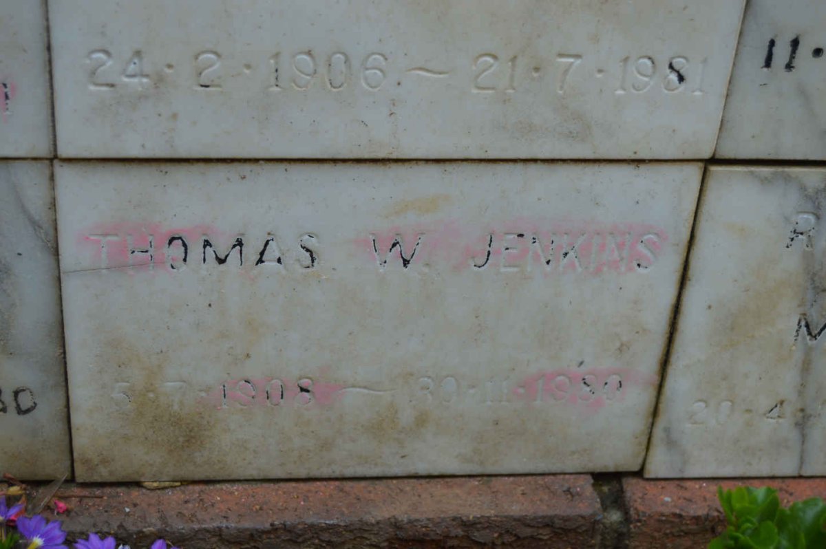 JENKINS Thomas W. 1908-1980