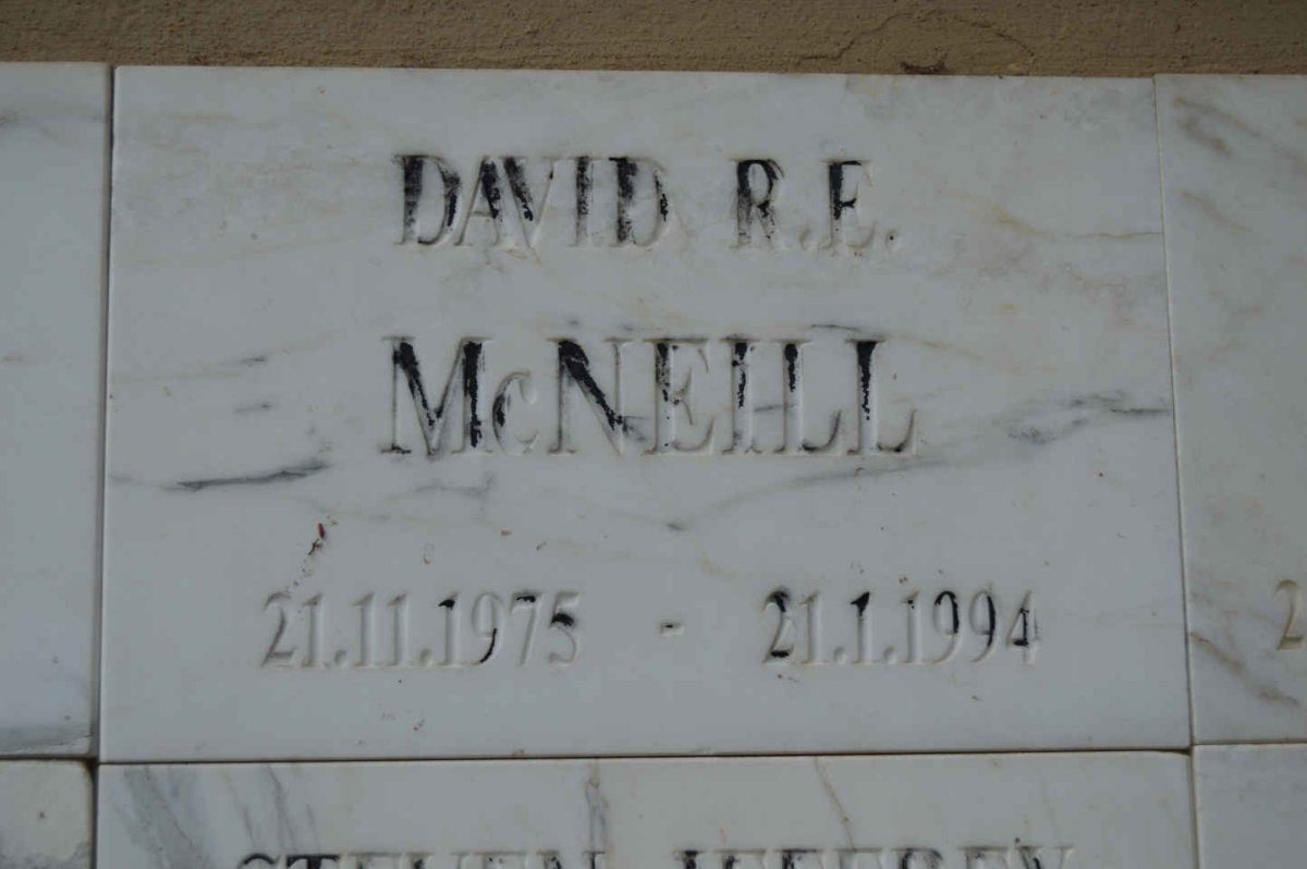 McNEILL David R.E. 1975-1994