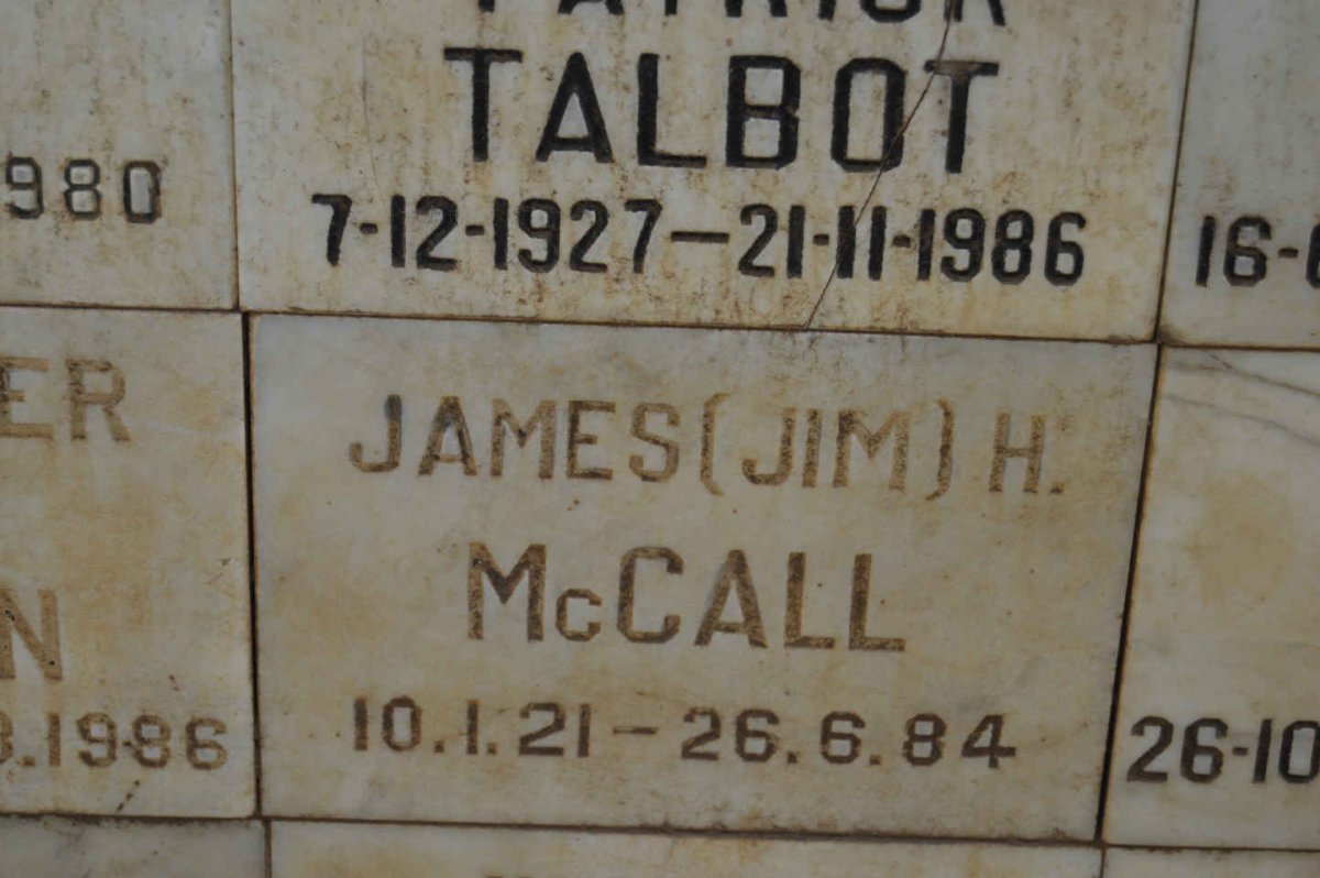 McCALL James H. 1921-1984