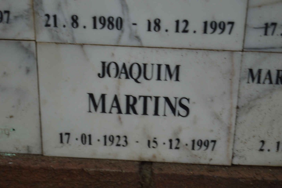 MARTINS Joaquim 1923-1997