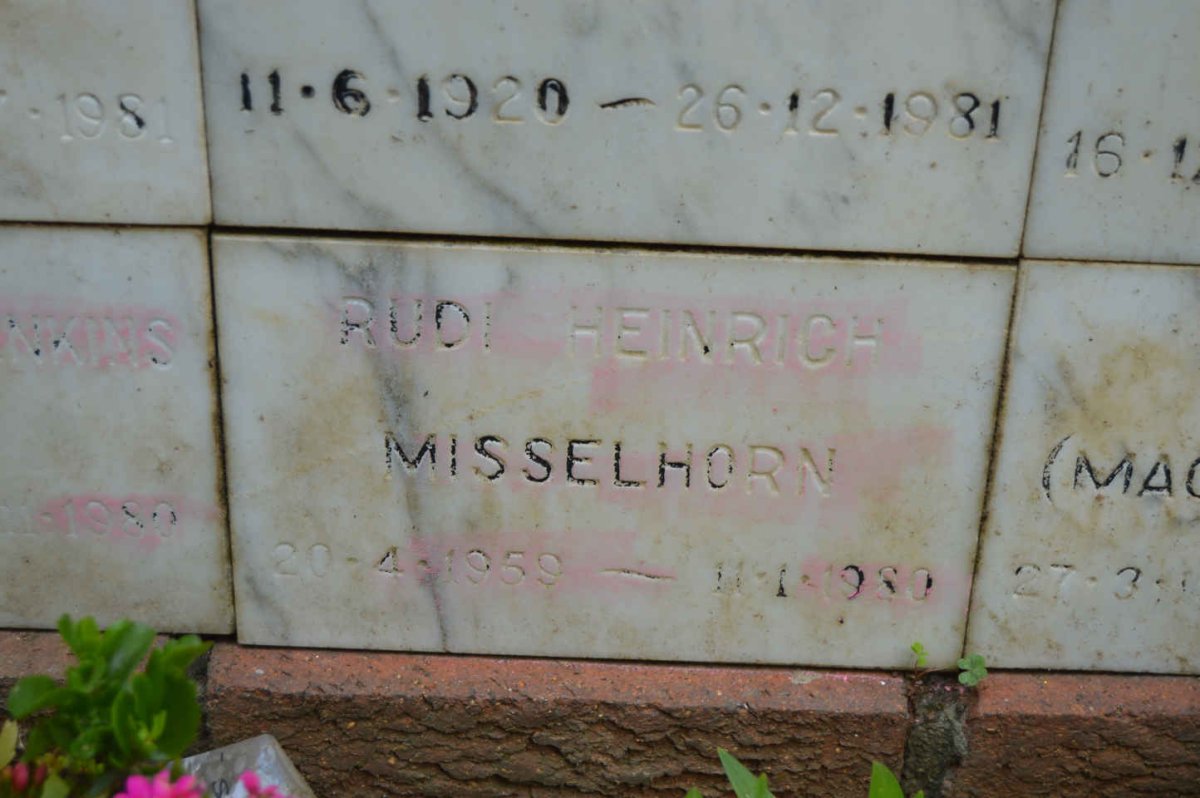 MISSELHORN Rudi Heinrich 1959-1980