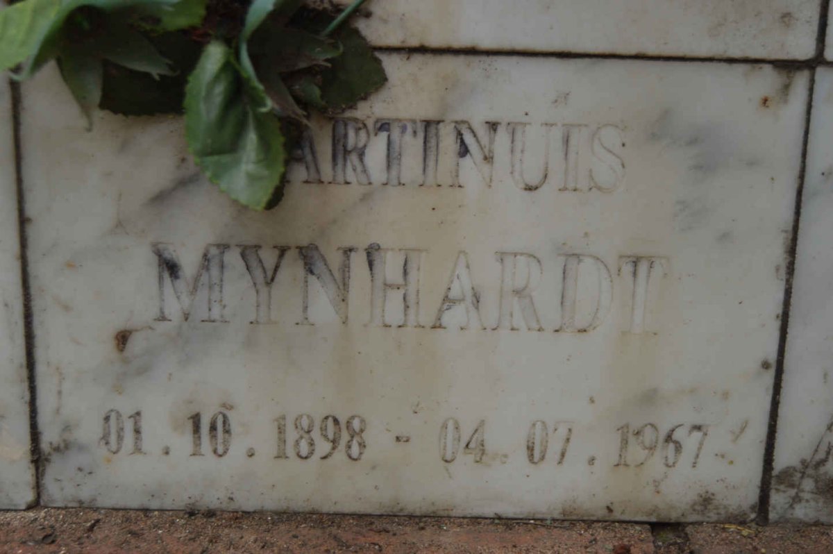 MYNHARDT Martinuis 1898-1967