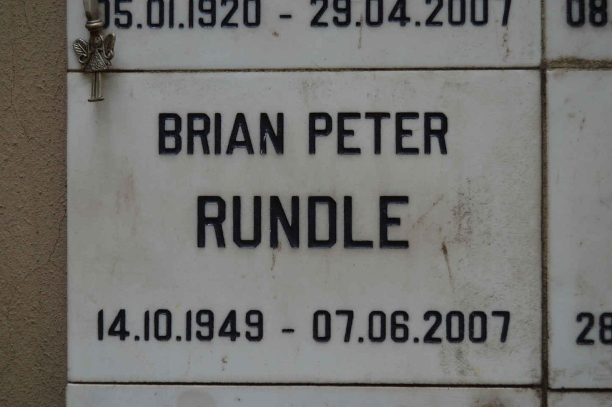 RUNDLE Brian Peter 1949-2007