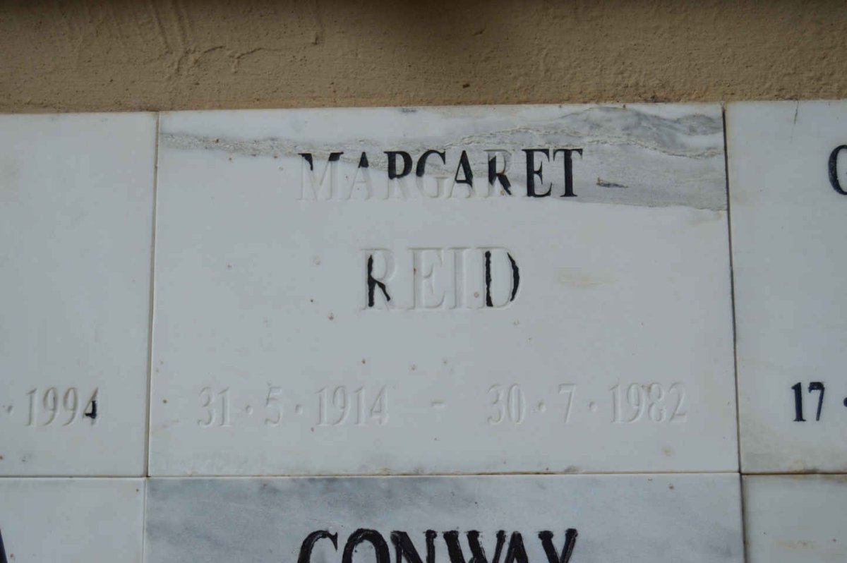 REID Margaret 1914-1982