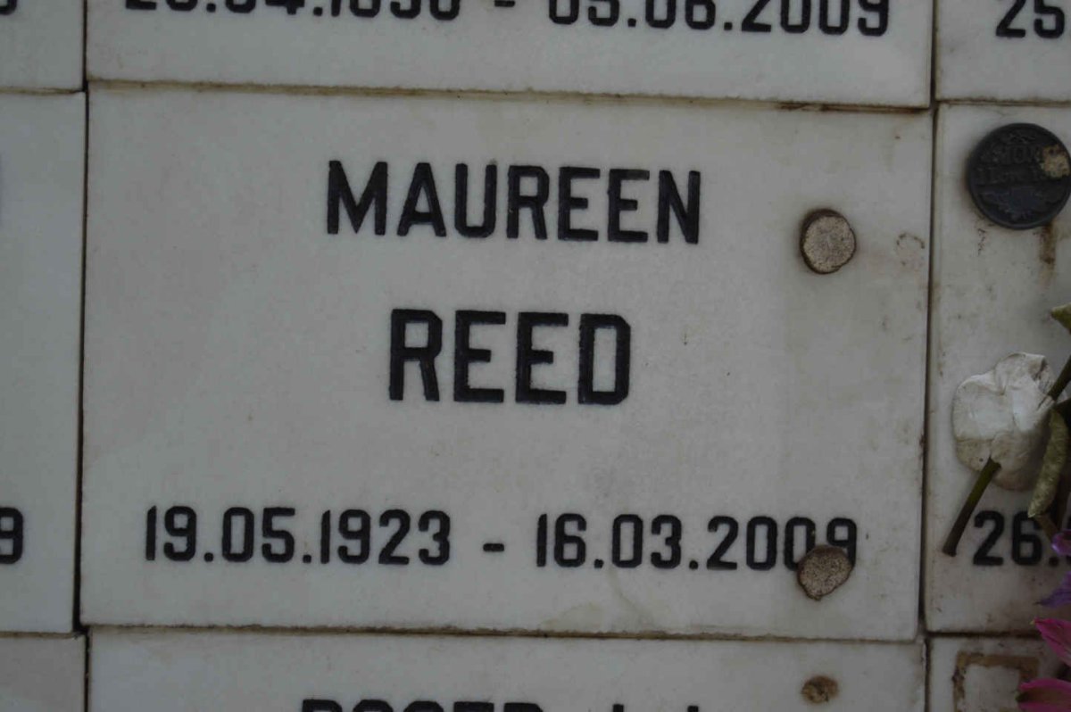 REED Maureen 1923-2009