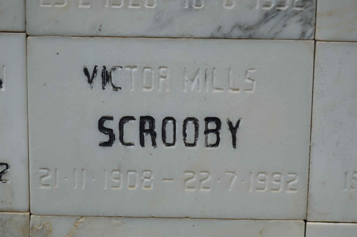 SCROOBY Victor Mills 1908-1992