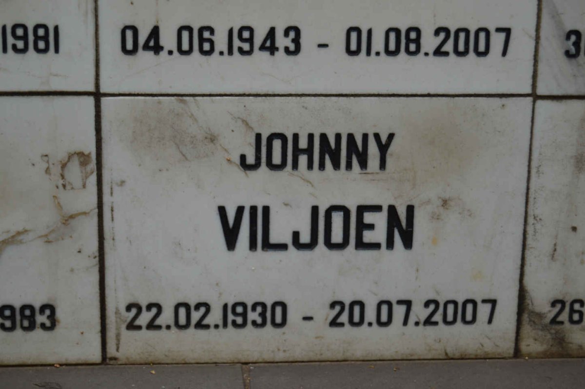 VILJOEN Johnny 1930-2007