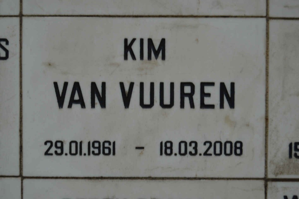 VUUREN Kim, van 1961-2008