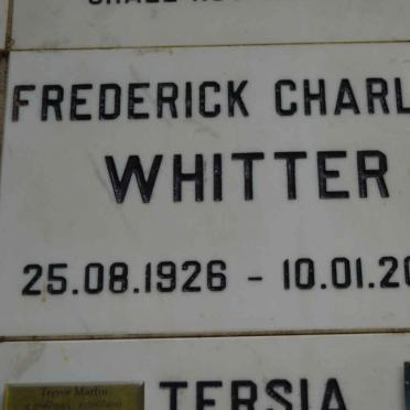WHITTER Frederick Charles 1926-2003