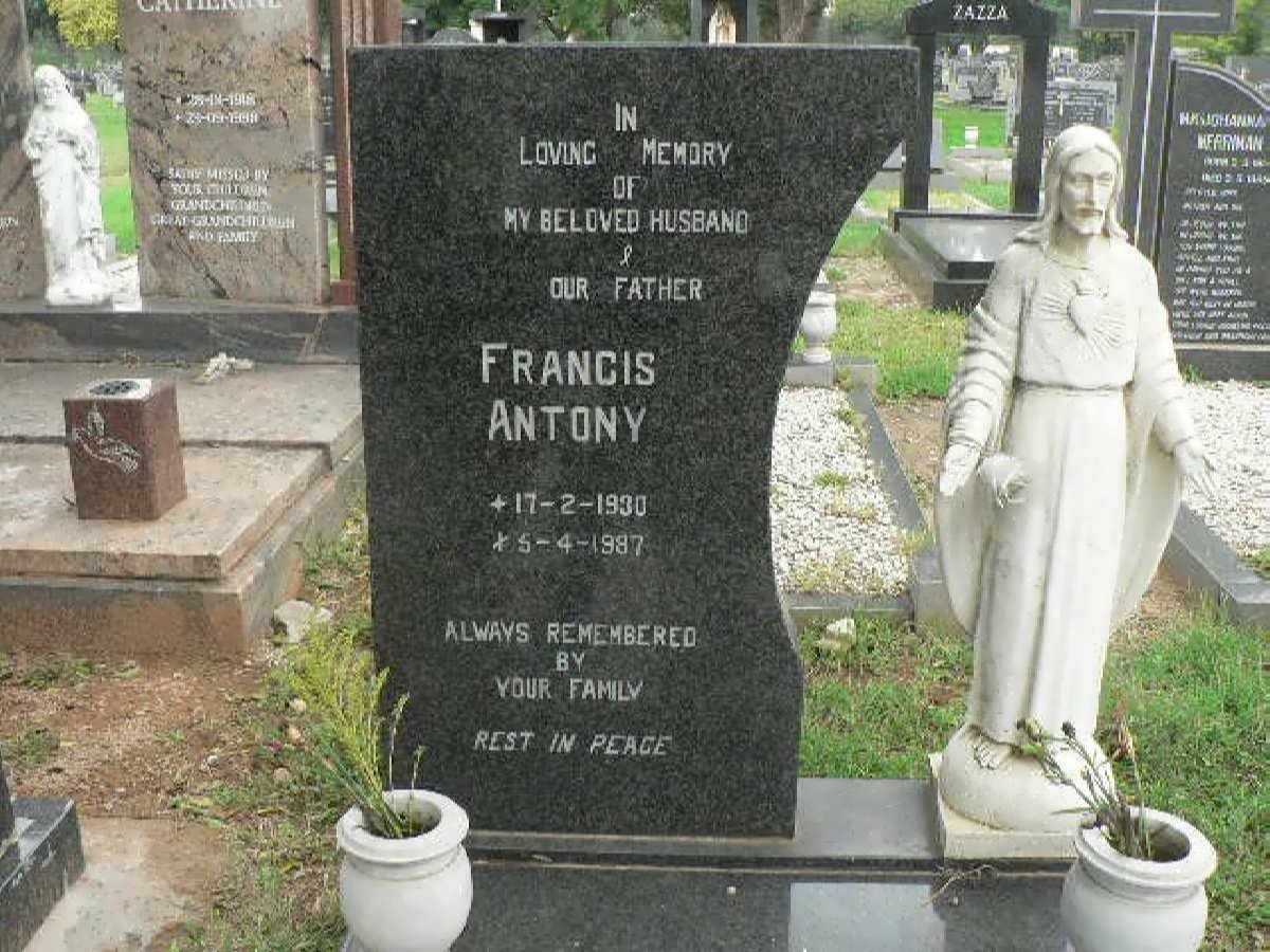 ANTONY Francis 1930-1987