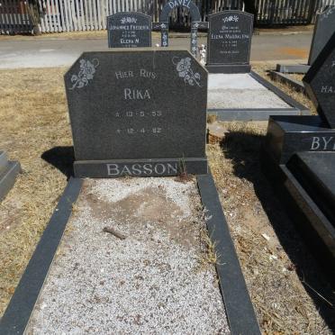 BASSON Rika 1953-1982