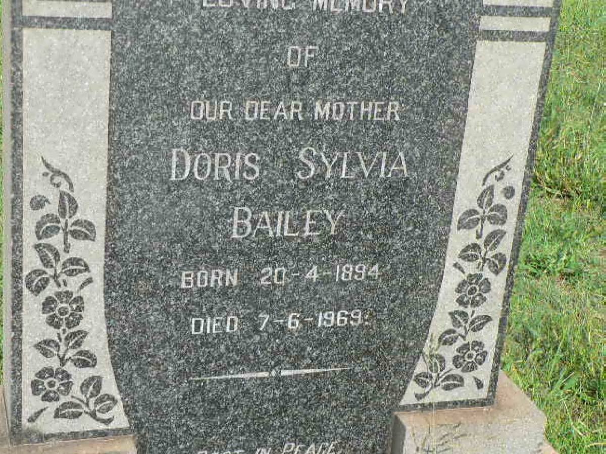 BAILEY Doris Sylvia 1894-1969