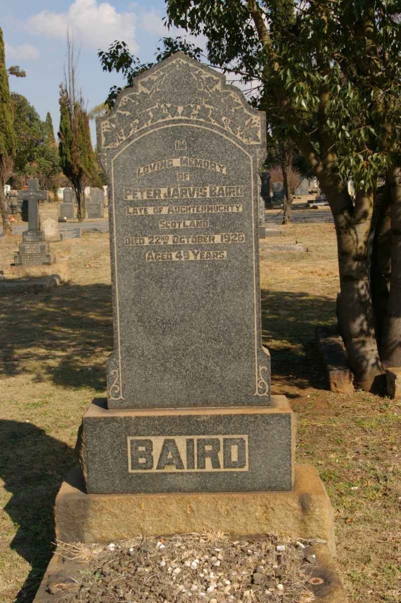 BAIRD Peter Jarvis -1926