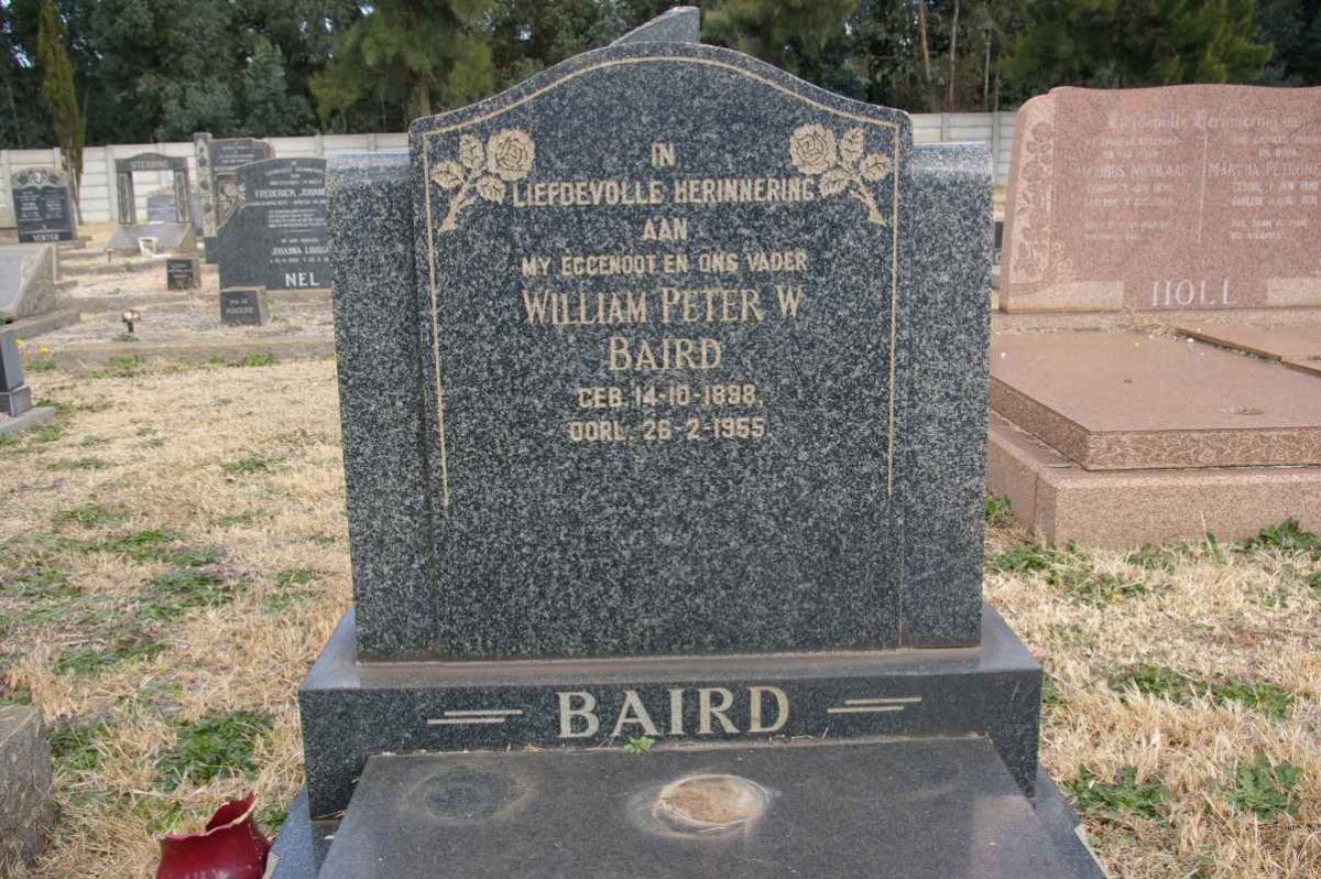 BAIRD William Peter W. 1898-1955