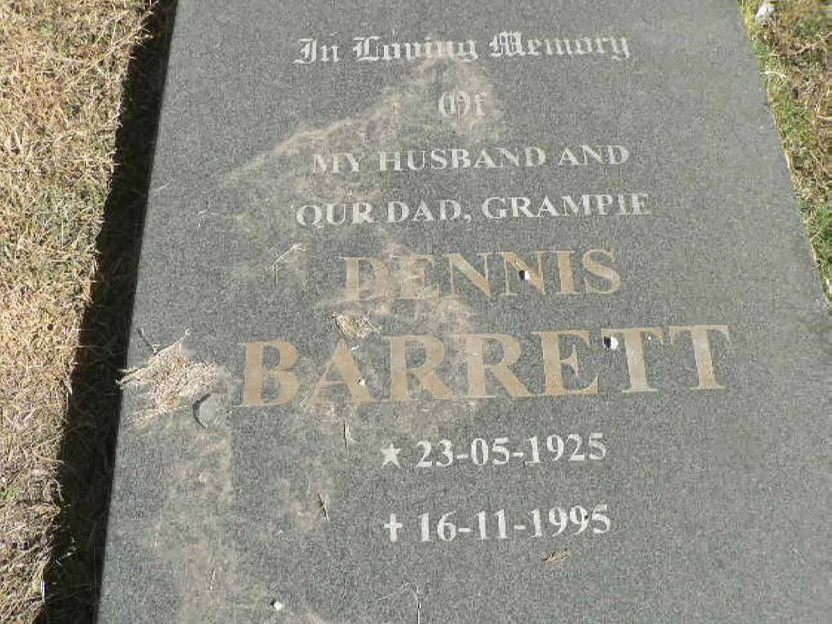 BARRETT Dennis 1925-1995