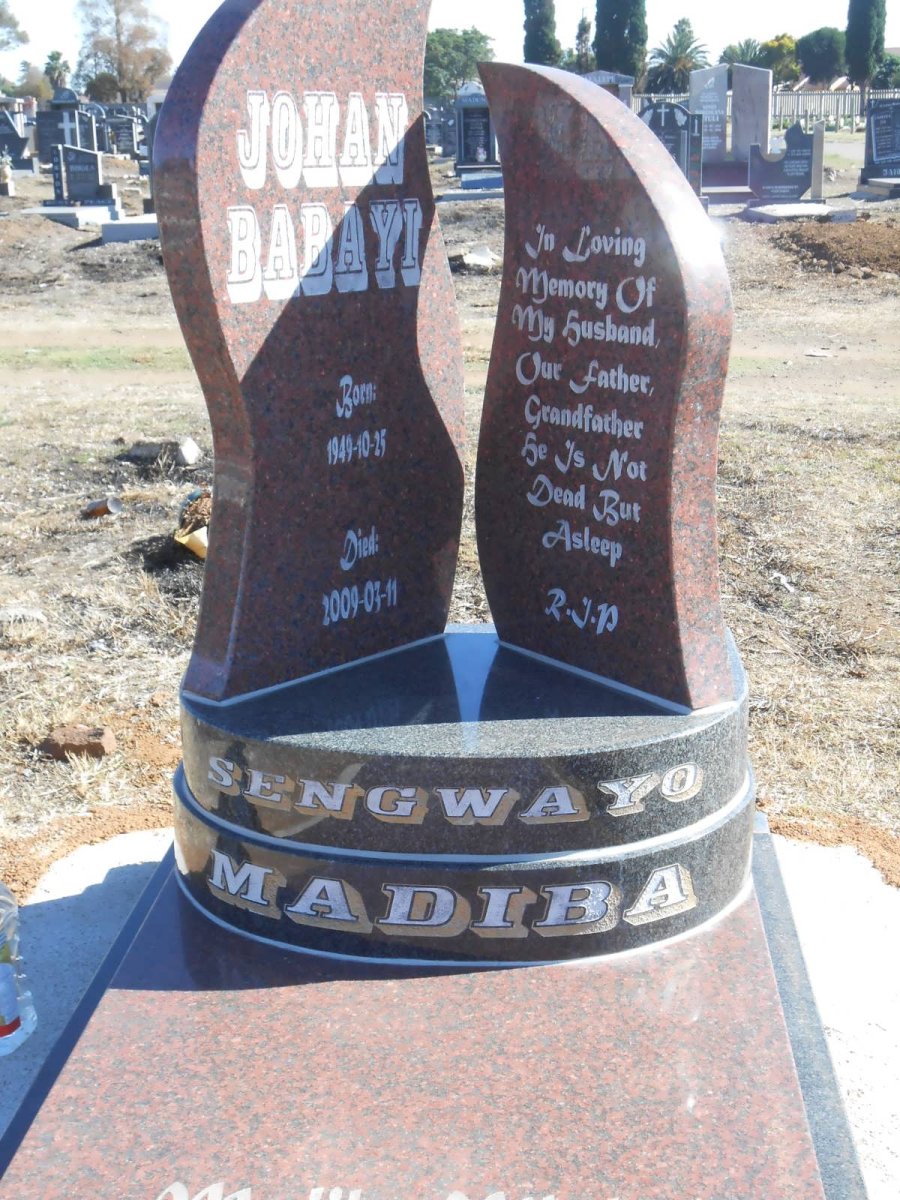 BABAYI Johan Sengwayo 1949-2009