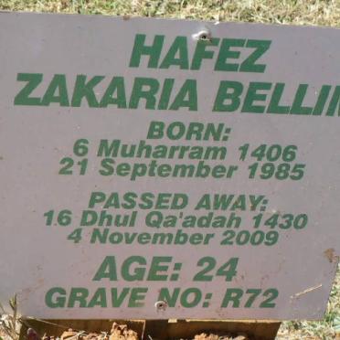 BELLIM Hafez Zakaria 1985-2009