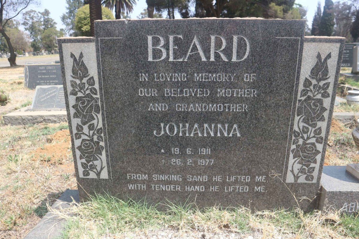 BEARD Johanna 1911-1977