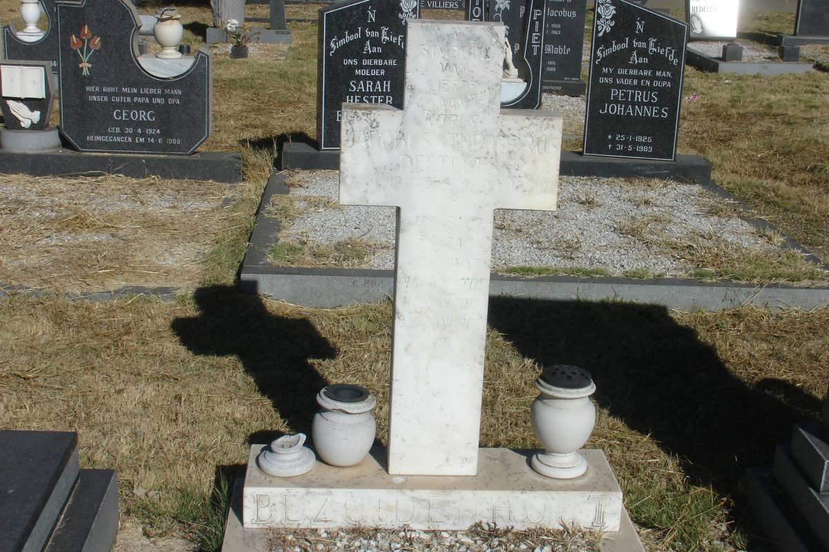 BEZUIDENHOUT Jacobus Theodorus Deetlefs 1948-1989