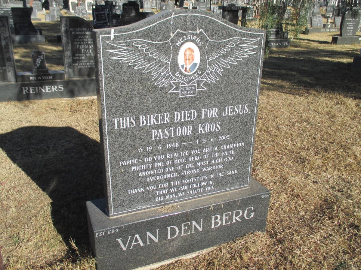 BERG Koos, van den 1948-2005