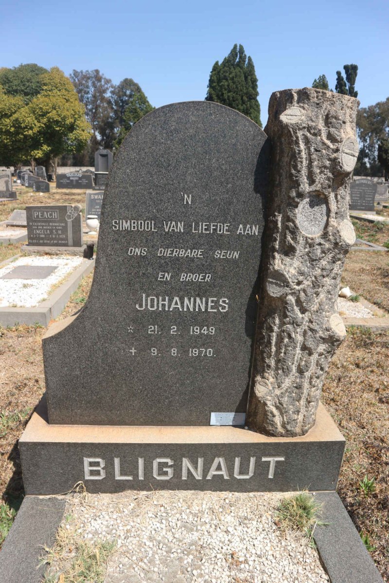 BLIGNAUT Johannes 1949-1970