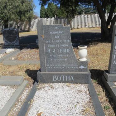 BOTHA H.J. Leslie 1954-1995