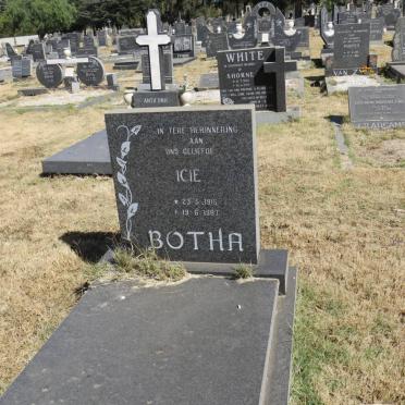 BOTHA Icie 1915-1987