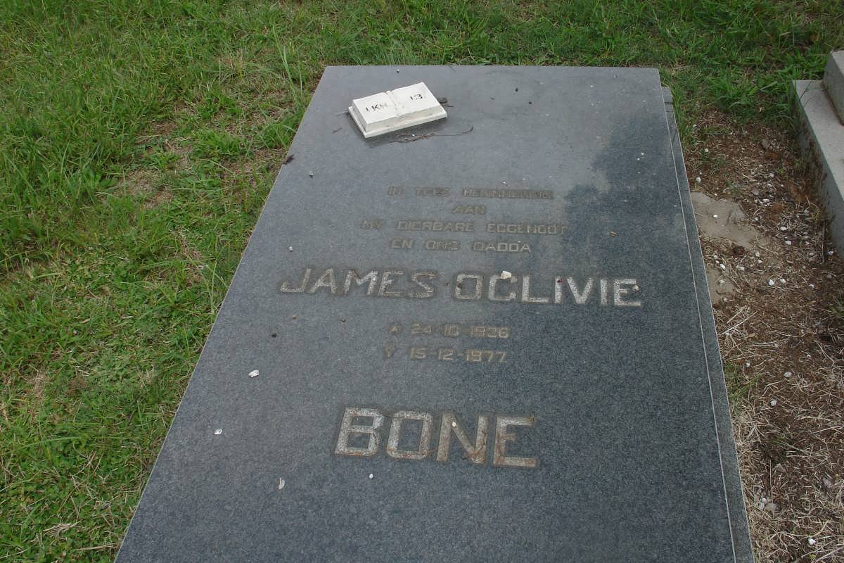 BONE James Oglivie 1926-1977