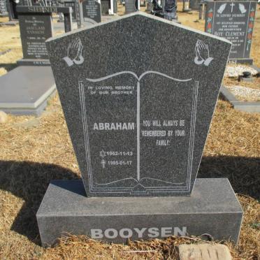 BOOYSEN Abraham 1962-1995