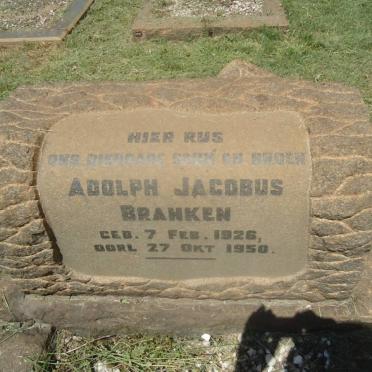 BRANKEN Adolph Jacobus 1926-1950