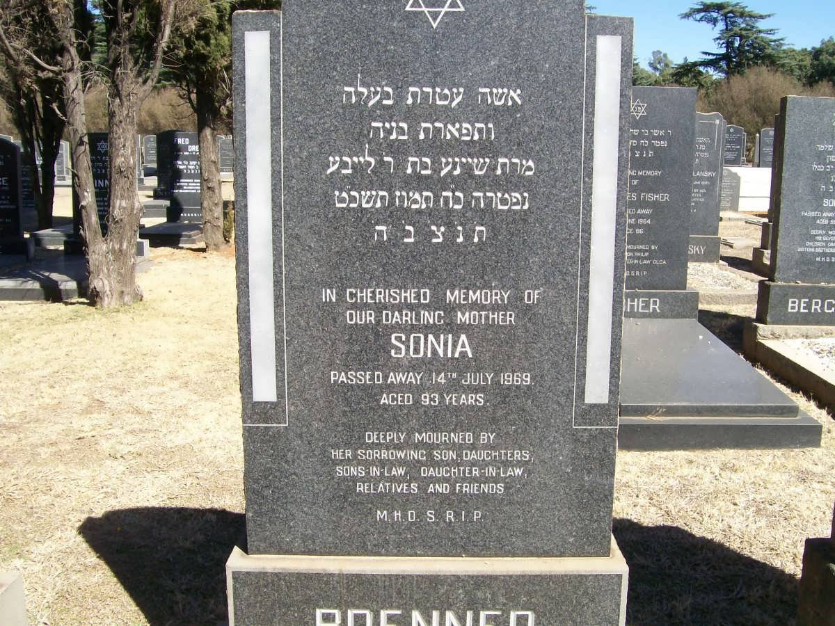 BRENNER Sonia -1969