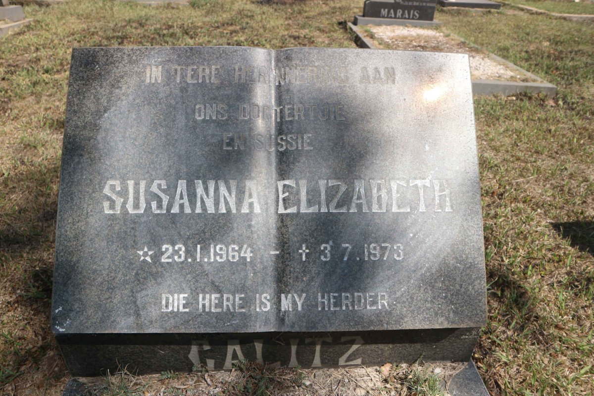 CALITZ Susanna Elizabeth 1964-1973
