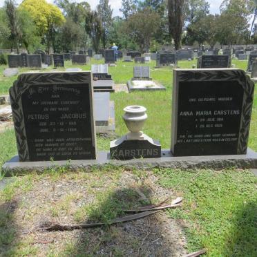 CARSTENS Petrus Jacobus 1915-1964 &amp; Anna Maria 1914-1969