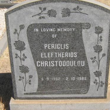 CHRISTODULOU Periclis Eleftherios 1962-1985
