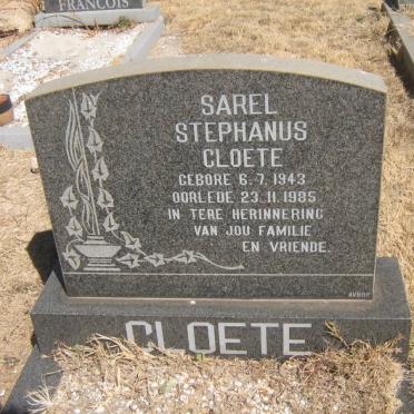 CLOETE Sarel Stephanus 1943-1985