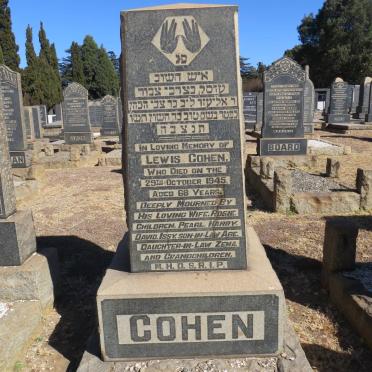 COHEN Lewis -1945