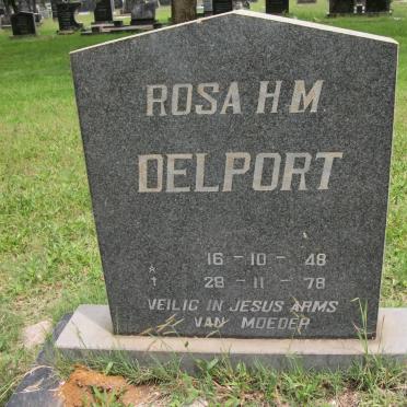 DELPORT Rosa H.M. 1948-1978