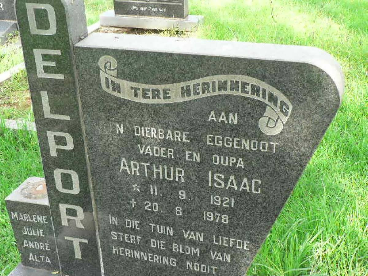 DELPORT Arthur Isaac 1921-1978