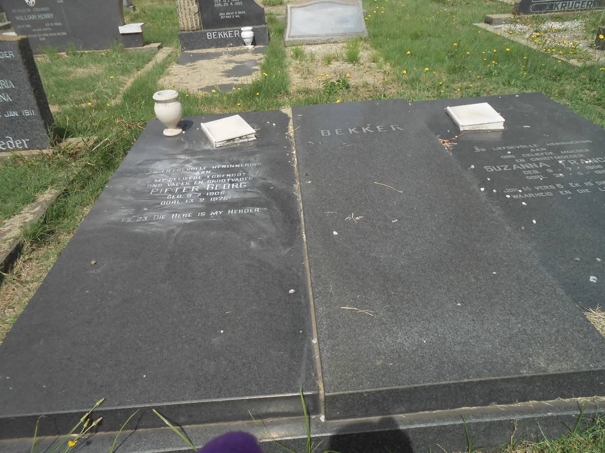 DEKKER Pieter Georg 1906-1975 &amp; Suzanna Francina 1908-1985