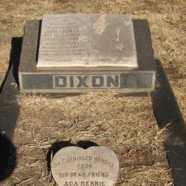 DIXON John Thomas -1952