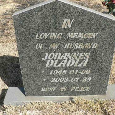 DLADLA Johannes 1948-2003