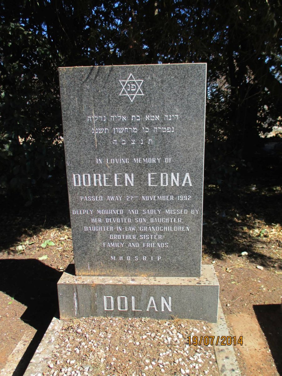DOLAN Doreen Edna -1992